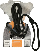 Hundegeschirr mit Leine, Easy Walk, Handmodell, schwarz, 210 cm