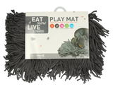 Eat Slow Live Longer Schnüffelmatte, Hund, Katze, grau, 44 x 28 cm