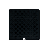 Eat Slow Live Longer Leckmatte, Kreuzmuster, Silikon  19 x 19 cm