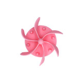 Eat Slow Live Longer Antischlingeinsatz, Silikon, rosa, Ø 11 cm