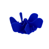 Eat Slow Live Longer Antischlingeinsatz, Silikon, Blau, Ø 11 cm