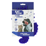 Eat Slow Live Longer Leckmatte Seepferdchen aus Silikon
