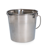 Edelstahleimer, flacher Rand, 3,71 l