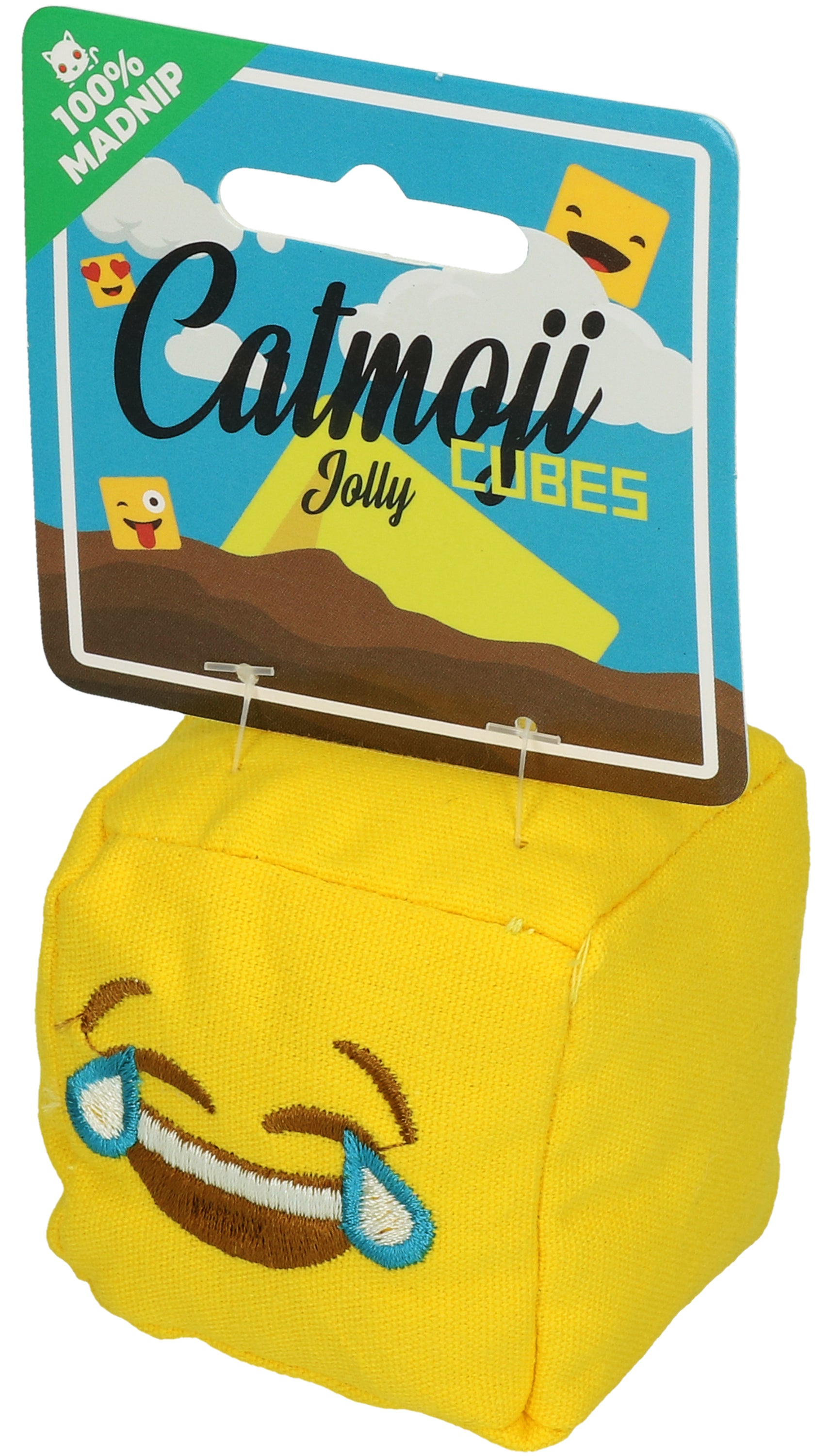 Catmoji Katzenspielzeug Cube, MADNIP-Füllung, Ø 7 cm