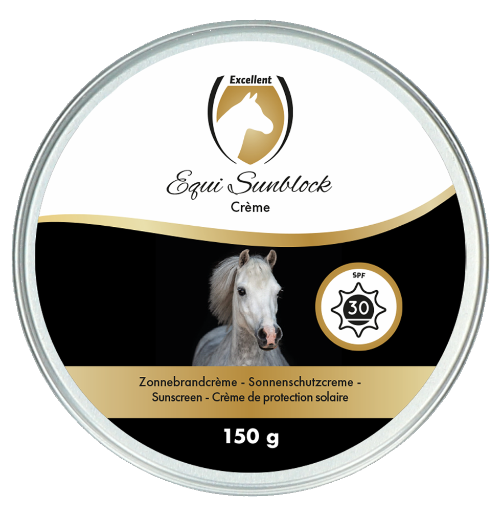 Excellent Horse Sonnenschutzcreme, LSF 30, für Pferde, 150 g