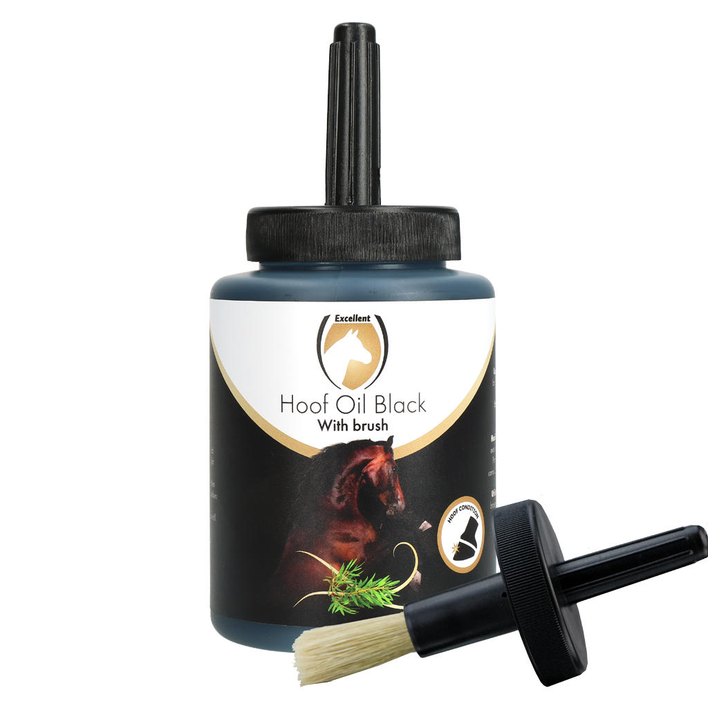 Excellent Horse Huföl, schwarz, mit Teebaumöl, 500 ml