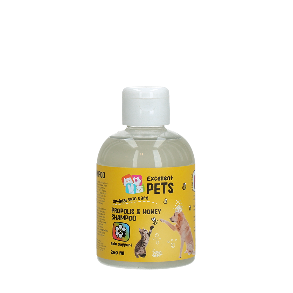Excellent Pets Shampoo, Propolis, Honig, für Hunde, Katzen, Kaninchen, Nagetiere, 250 ml