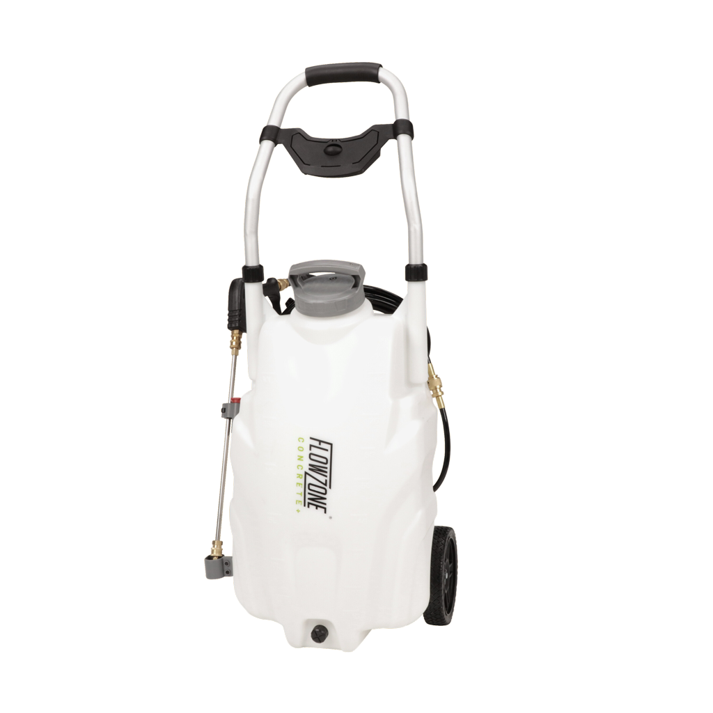 FlowZone Concrete Wagendrucksprüher, Akku, 34 l