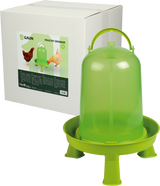 Gaun Geflügeltränke mit Ständer, limonengrün, 5 l