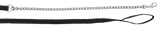 Führstrick mit Kette, schwarz, 250 cm