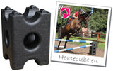 Excellent Hindernisblock für Pferde und Ponys, Polypropylen, 41,5 x 30 x 30 cm