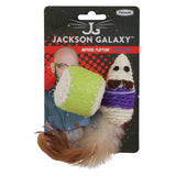 Jackson Galaxy Katzenspielzeug Set, Sisal Ball Ø 4,5 cm Maus 7 cm