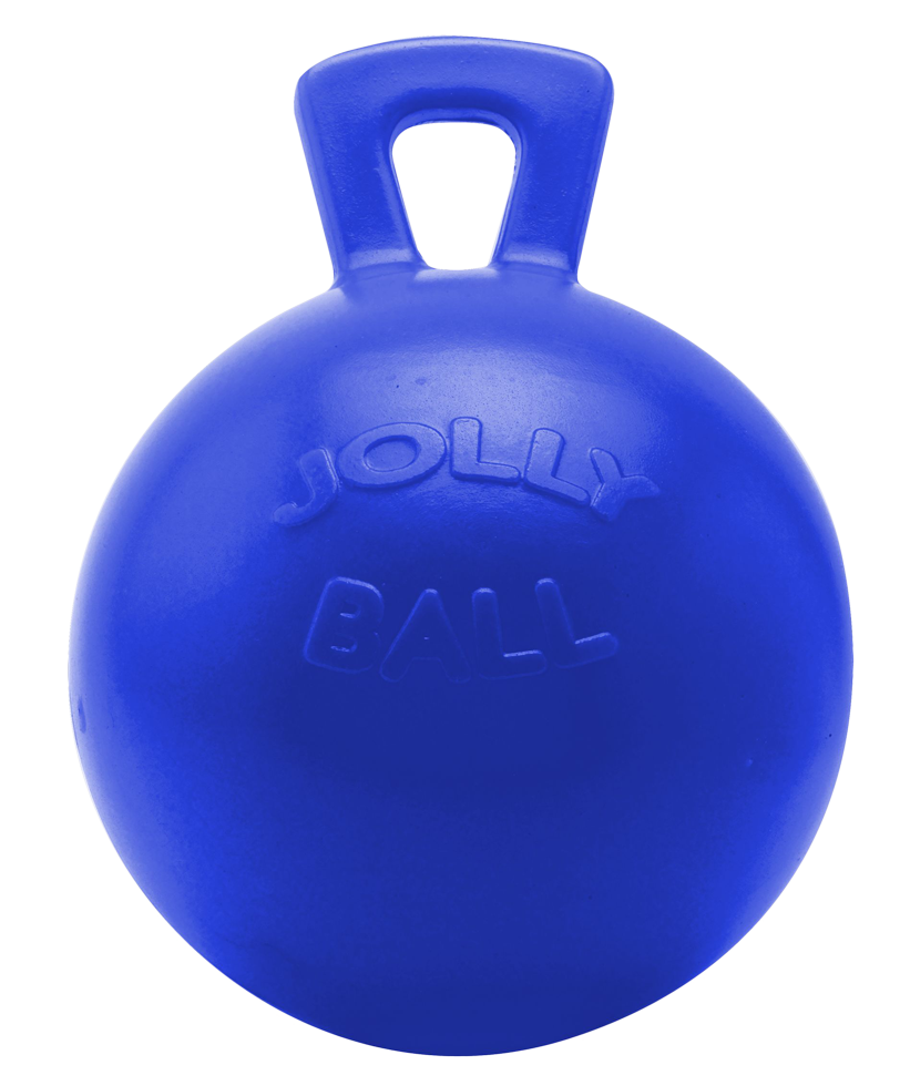Jolly Pets Spielball für Pferde, Ø 25 cm, dunkelblau, selbstaufblasend, bissfest