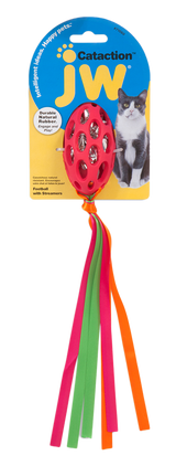 JW Katzenball, Naturkautschuk, Knistereffekt, Satin-Streamers 10 cm, 22 cm