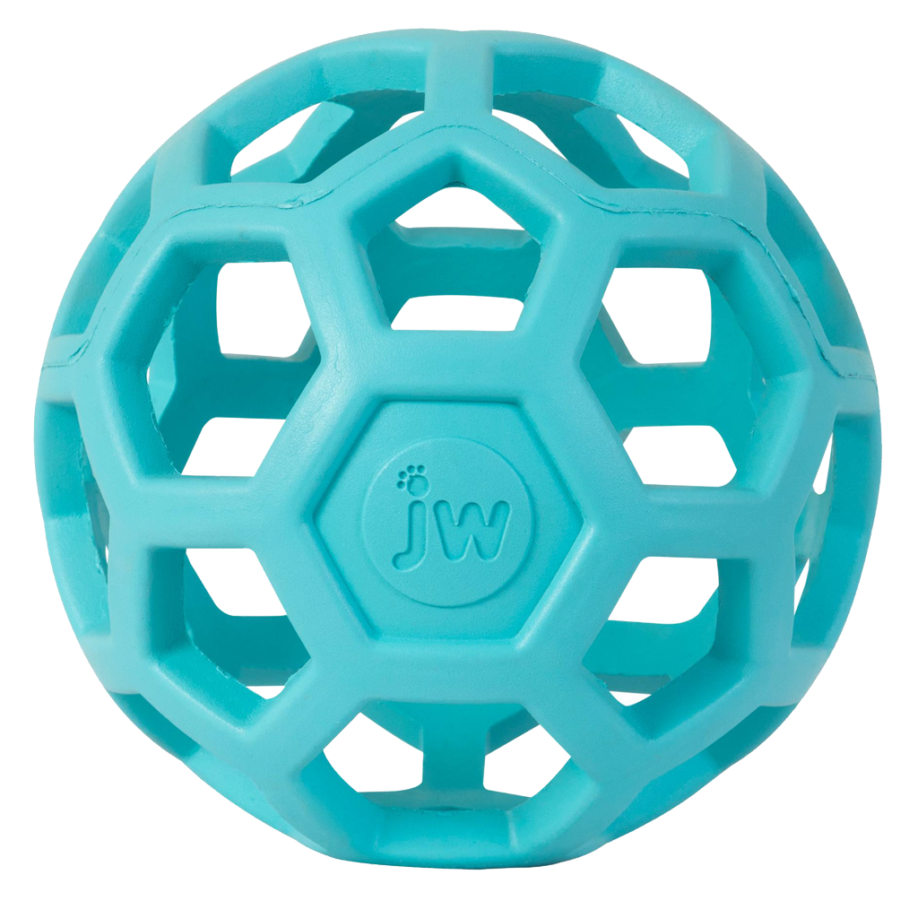 JW Hundespielzeug Hol-ee Roller, L, Ø 9 cm aus Naturkautschuk