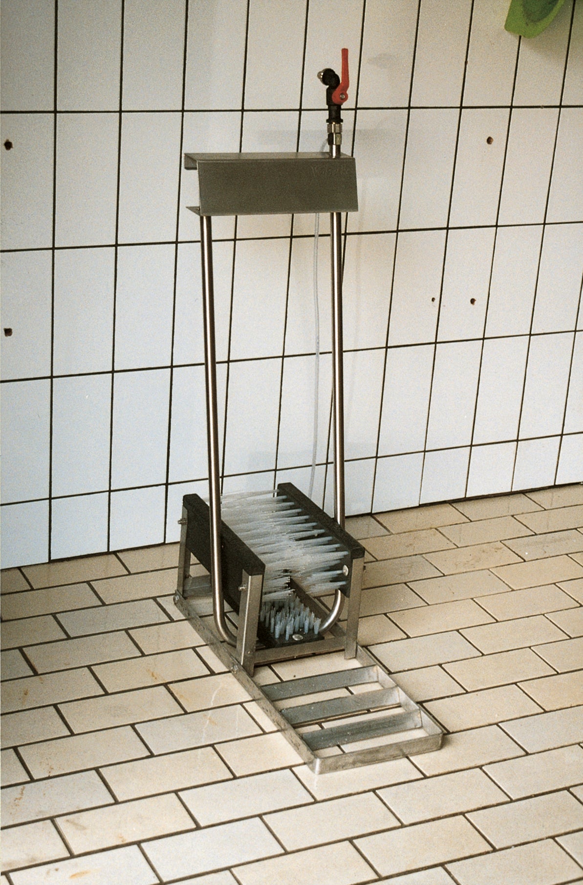 Vink Stiefelreiniger, Edelstahl, niedrig, 3 Bürsten