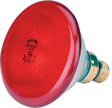 Sparlampe, 175 W, Rot