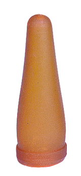Lämmersauger, gelb/braun, für Bierflasche