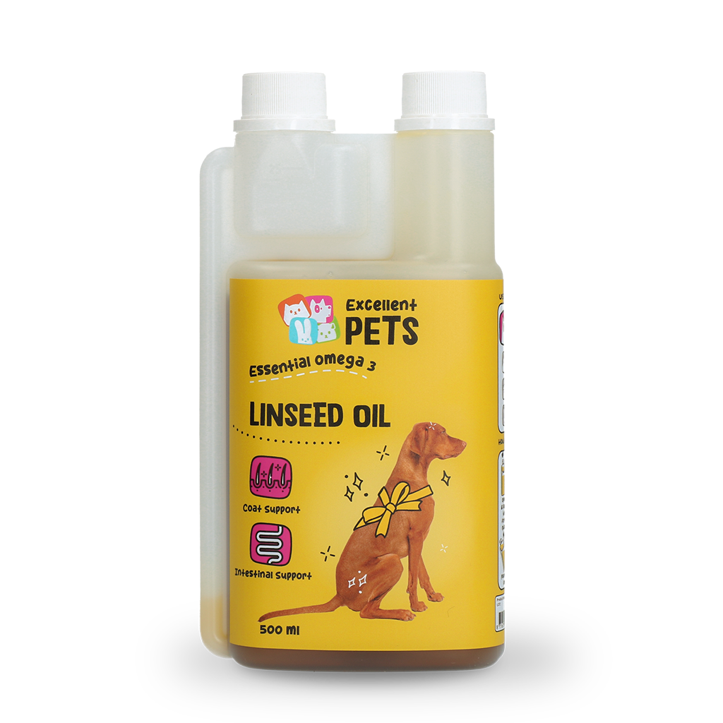 Excellent Pets Leinsamenöl, kaltgepresst, 500 ml