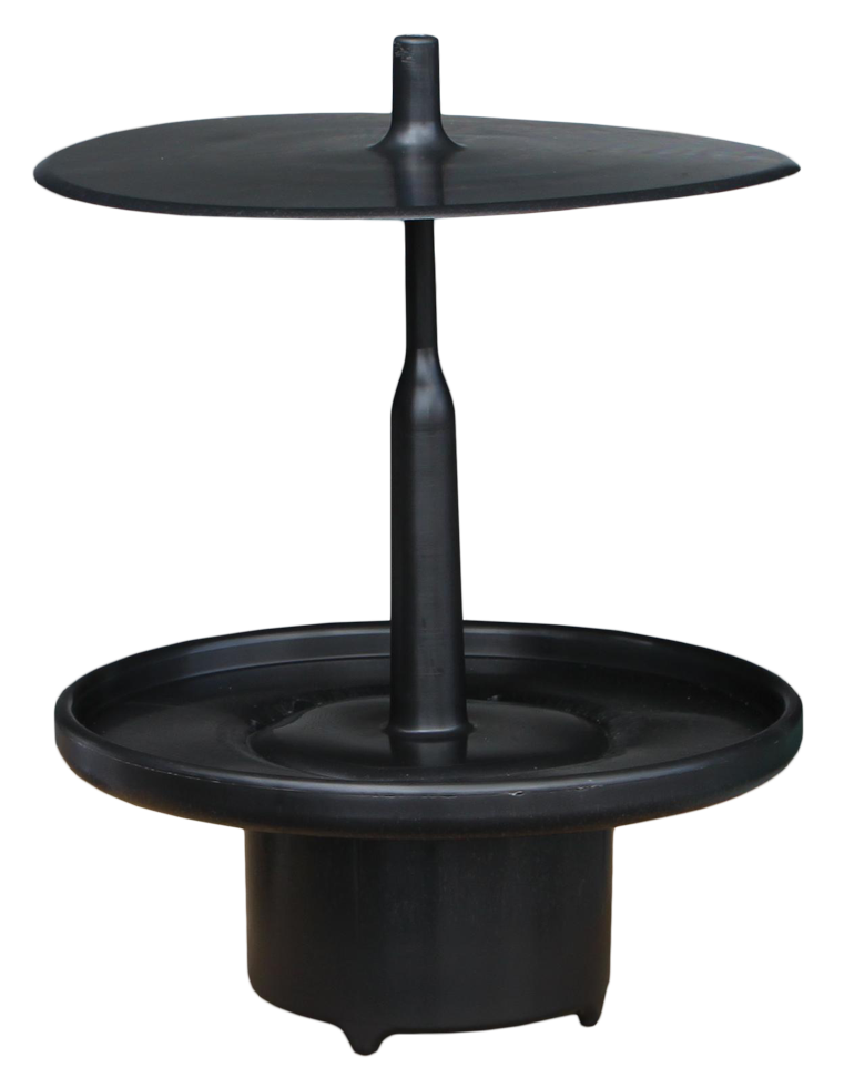 vPlast Lecksteinhalter, Pfahlmontage, Ø 28 cm, für Lecksteine bis 10 kg