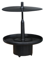 vPlast Lecksteinhalter, Pfahlmontage, Ø 28 cm, für Lecksteine bis 10 kg