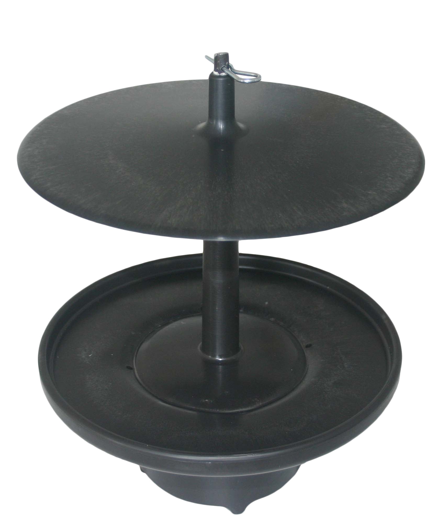 vPlast Lecksteinhalter, Pfahlmontage, Ø 28 cm, für Lecksteine bis 10 kg