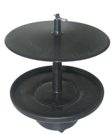 vPlast Lecksteinhalter, Pfahlmontage, Ø 28 cm, für Lecksteine bis 10 kg