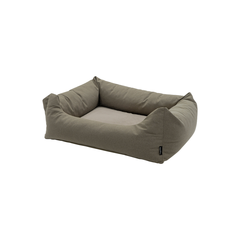 Madison Hundebett Manchester, taupe, S, 80 x 67 x 22 cm