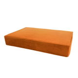 Madison orthopädisches Hundekissen, Velvet, Orange, S, 45 x 55 x 12 cm