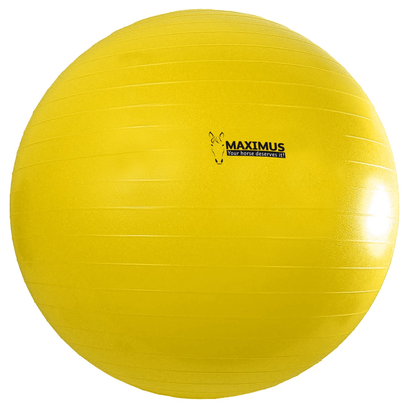 Maximus Pferdeball, Ø 100 cm, gelb, Kunststoff