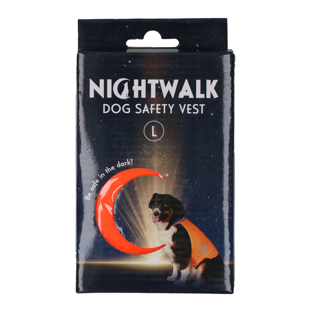 Nightwalk Sicherheitsweste für Hunde, reflektierend