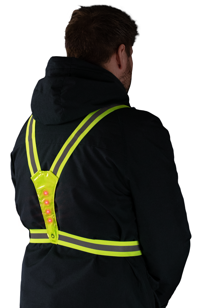 Nightwalk Sicherheitsweste, LED, gelb, One Size