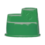 Excellent Horse Aufstiegshilfe, 3 Stufen, grün, Höhe 55 cm, Ø 60 cm