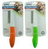 Pawise Flohkamm für Hunde, 21 cm, 70 Borsten