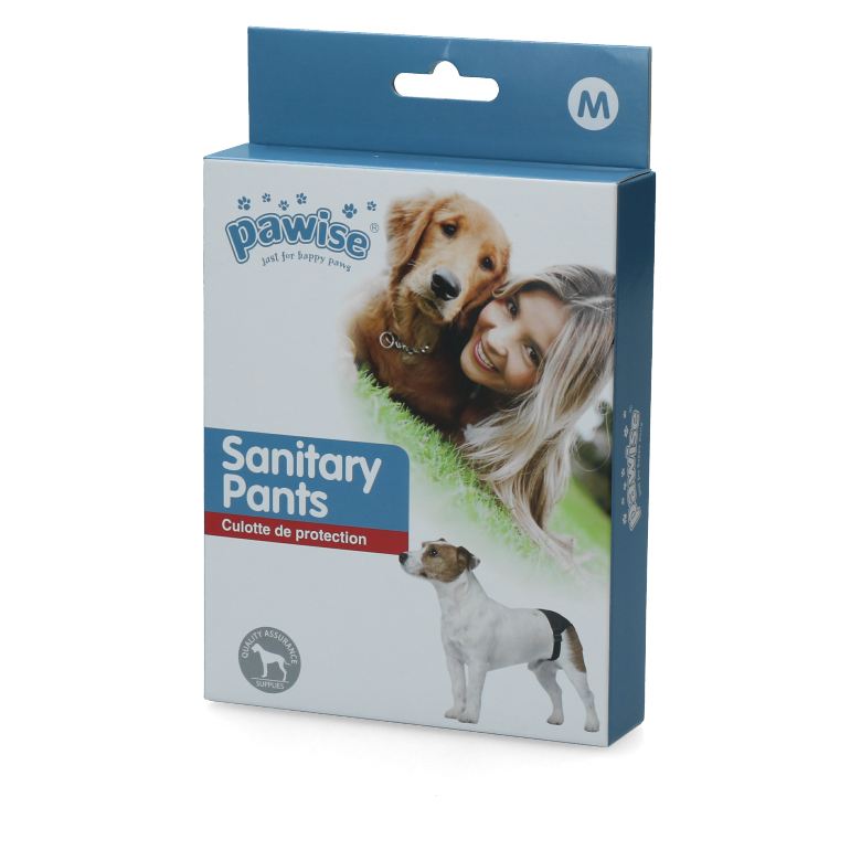 Pawise Hundeschutzhose, Größe M, 32–39 cm Bauchumfang