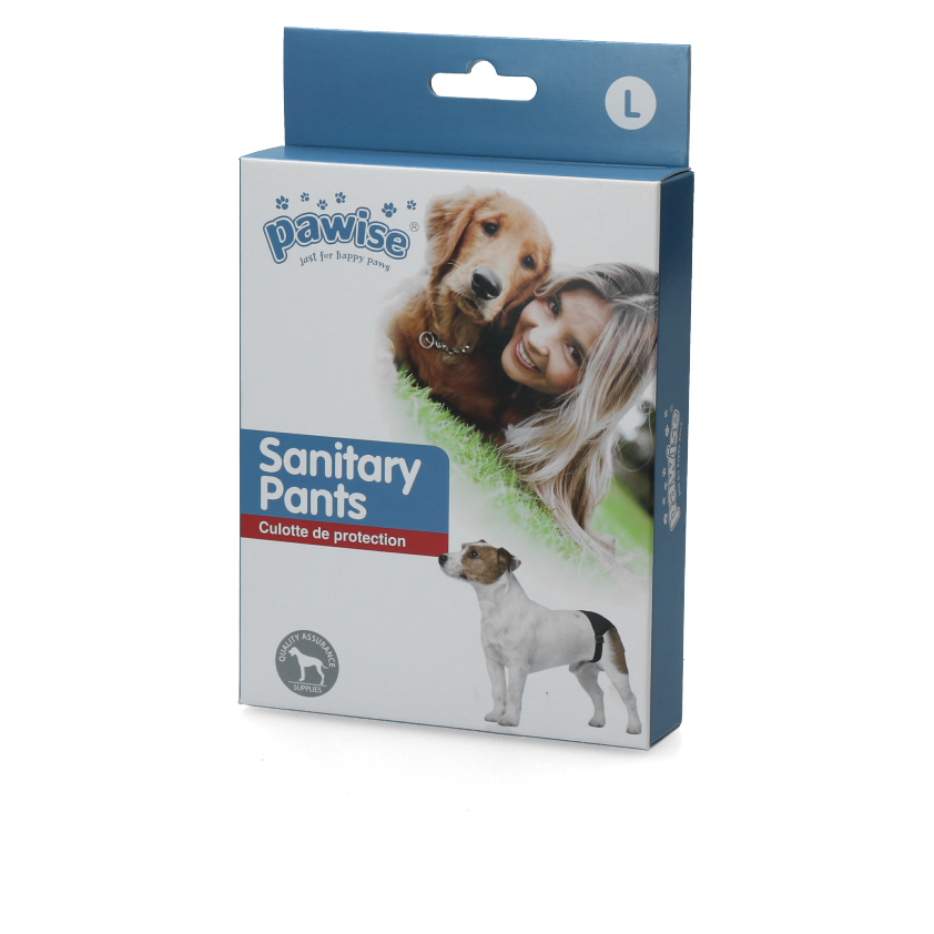 Pawise Hundeschutzhose, Größe L, Bauchumfang 40–49 cm