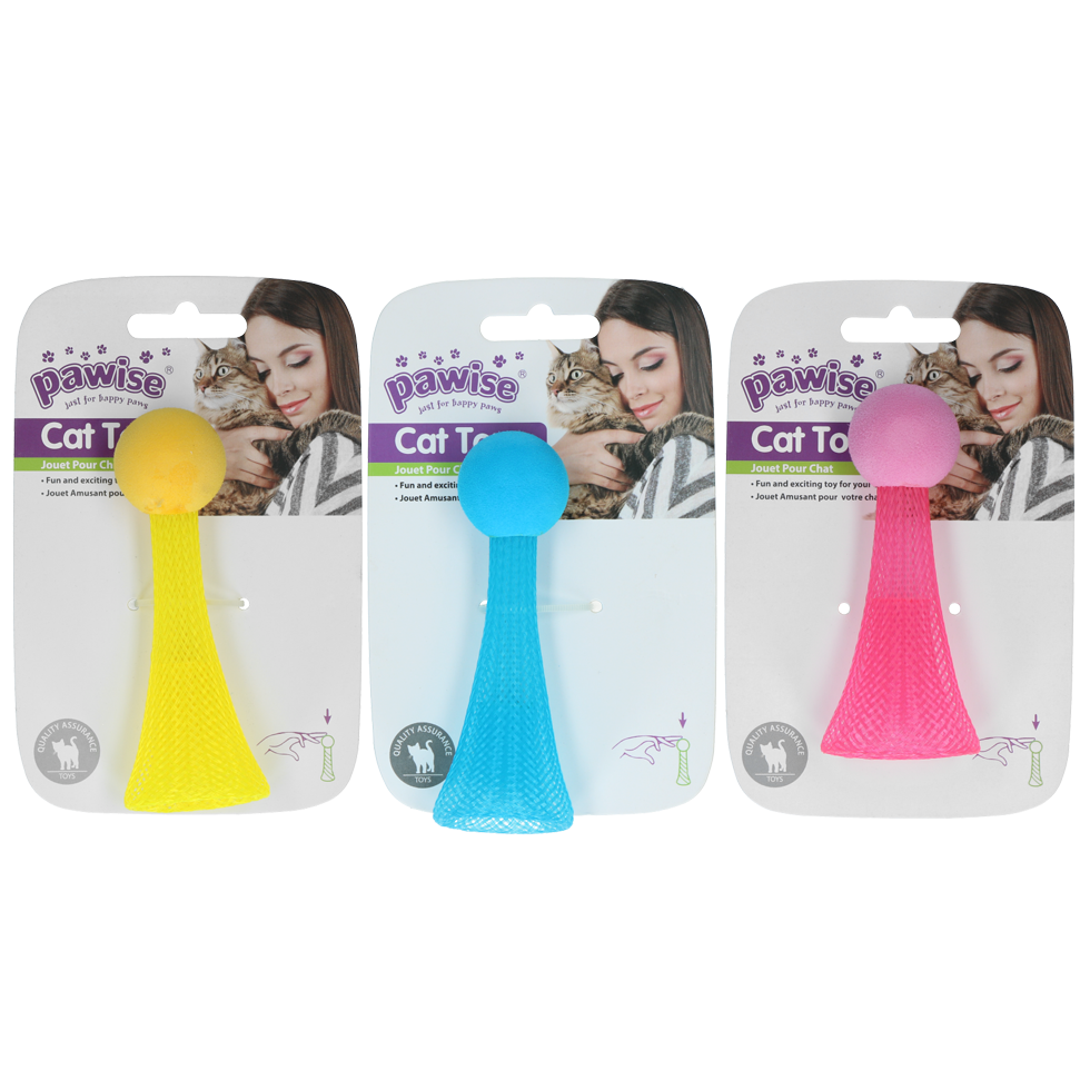Pawise Katzenspielzeug, LED, Netzmaterial, 10 cm