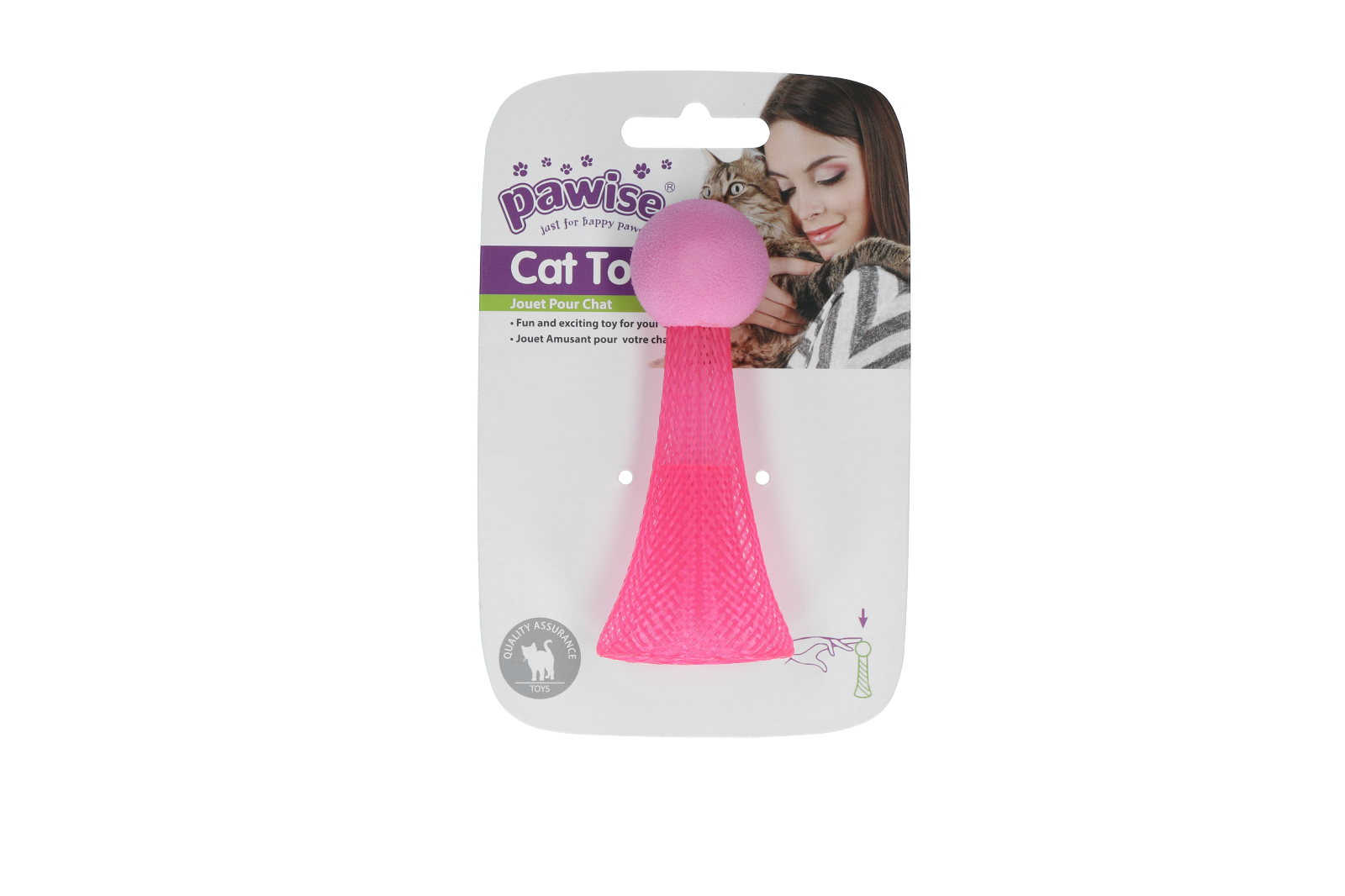 Pawise Katzenspielzeug, LED, Netzmaterial, 10 cm