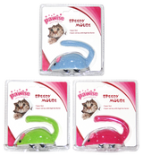 Pawise Katzenspielzeug Maus, Federantrieb, Fleece, 9 cm