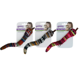 Pawise Katzenspielzeug Schlange, gestrickt, mit Catnip, Quietscher, 23 cm