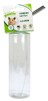 Pawise Trinkflasche, 250 ml, Ø 5 cm, für Mäuse, Hamster, Meerschweinchen