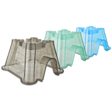 Pawise Unterschlupf für Kleintiere, Kunststoff, schlossförmig, transparent, Größe M, 30 x 31 x 19 cm