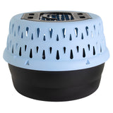 Petmate Katzentransportbox Get-A-Round, rund, Kunststoff, blau, bis 9 kg, 22,9 x 48,3 x 33 cm