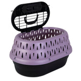 Petmate Transportbox Katze, Top Load, Pearl Bubble Grape, 48,3 x 31,8 x 27,4 cm, bis 4,5 kg
