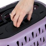 Petmate Transportbox Katze, Top Load, Pearl Bubble Grape, 48,3 x 31,8 x 27,4 cm, bis 4,5 kg