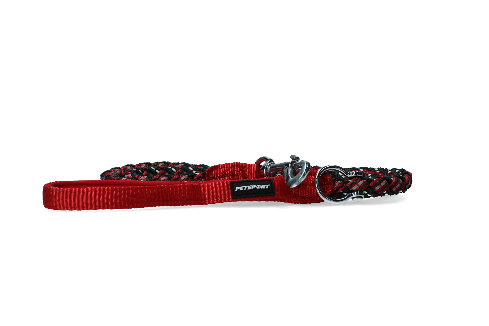 Petsport Hundeleine Triple Safe, rot, 1,2 m