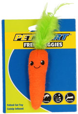 Petsport Katzenspielzeug Fresh Veggies Wurzel, Catnip, Fleece
