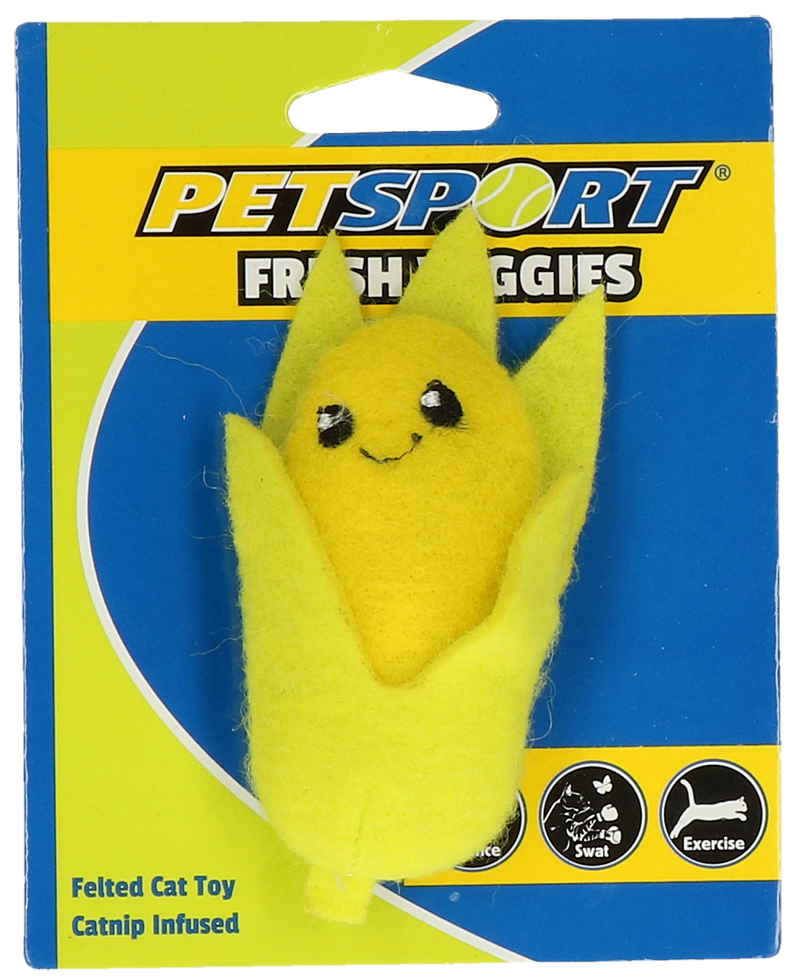 Petsport Katzenspielzeug Mais, Catnip, Fleece