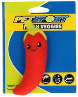 Petsport Katzenspielzeug Fresh Veggies Pfeffer, Catnip, Fleece