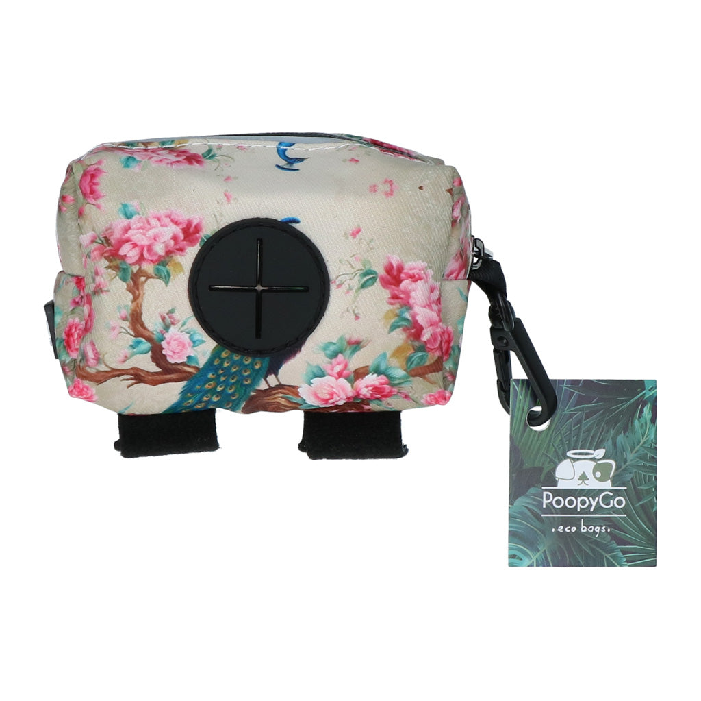 PoopyGo Kotbeutelhalter, Pfau, weiß